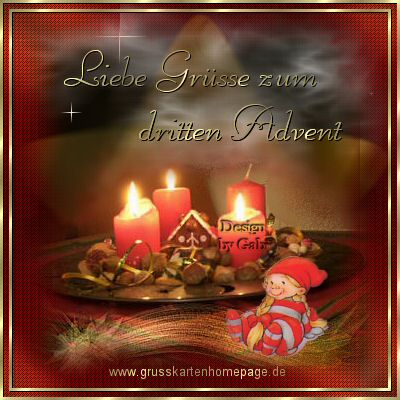 Bildergebnis für Einen Lieben Gruß Zum 3 Advent